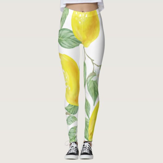Interessant citroen leggings (Voorkant)