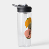 Interessante abstracte plekjes met bladeren waterfles (Rechts)