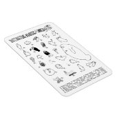 Interessante Manatees magneet (Rechterzijde)