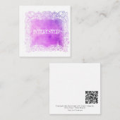 *~* INTÉRESSÉ ? Carte de note plat AP63 Relation (Devant / Derrière)