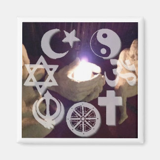 Interfaith, Coexist Fire Magnet Magneet