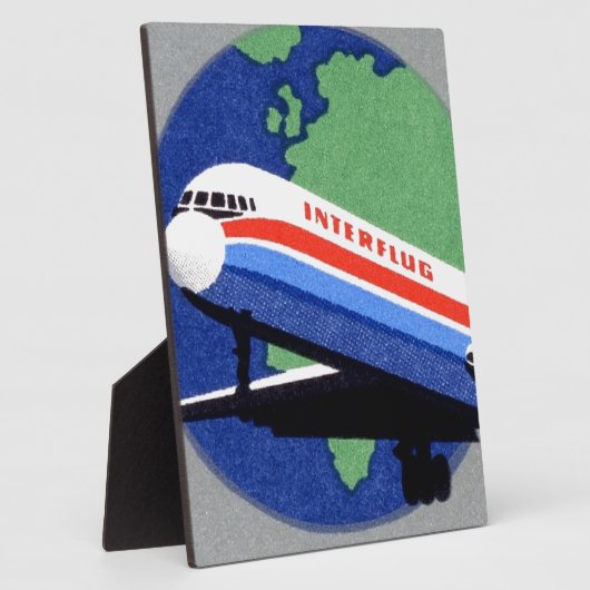 INTERFLUG - National Airline of DDR, East Germany Fotoplaat (Zijkant)