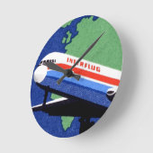 INTERFLUG - National Airline of DDR, East Germany Ronde Klok (Hoek)