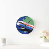 INTERFLUG - National Airline of DDR, East Germany Ronde Klok (Huis)