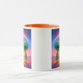 Intergalactische ontmoeting mok (Midden)