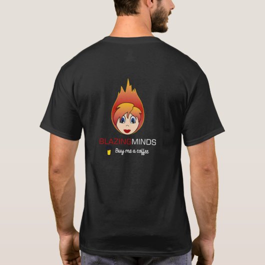 Intergalactische vriendschap t-shirt (Achterkant)