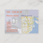 INTÉRIEUR - Carte d'entreprise/emplacement (Dos)