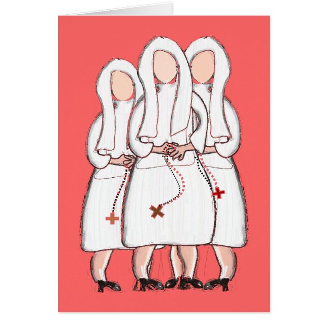 Intérieur Carte-Vide d'art de nonne de Jeanne (Devant)