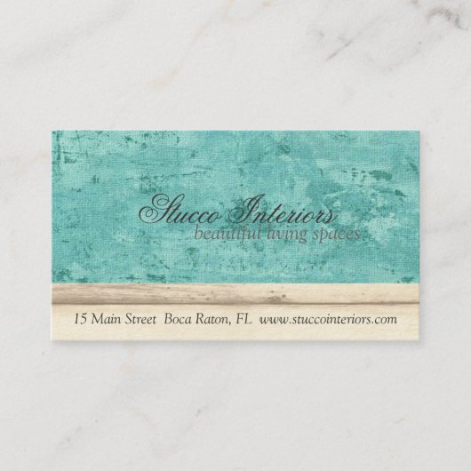 Intérieur | Cartes de visite de design extérieur (Devant)