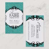 Intérieur chic concevant des cartes de visite (Devant / Derrière)