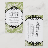 Intérieur chic concevant des cartes de visite (Devant / Derrière)