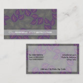 Intérieur Classique Carte de visite. (Devant / Derrière)