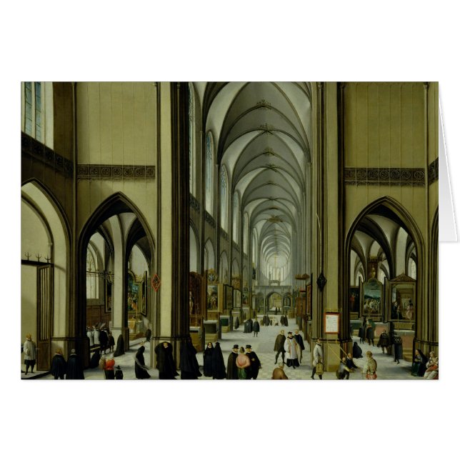 Intérieur de cathédrale d'Anvers (Devant horizontal)