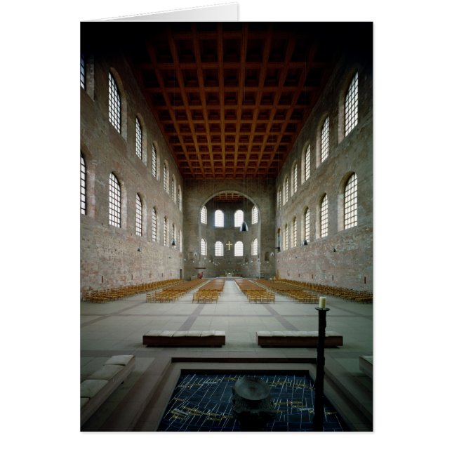 Intérieur de la basilique, début 4ème siècle après (Devant)