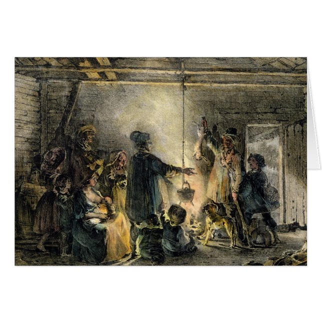 Intérieur de la hutte d'un mineur de charbon (Devant horizontal)