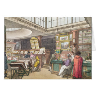 Intérieur dépôt d'Ackermann du "des arts, Lit