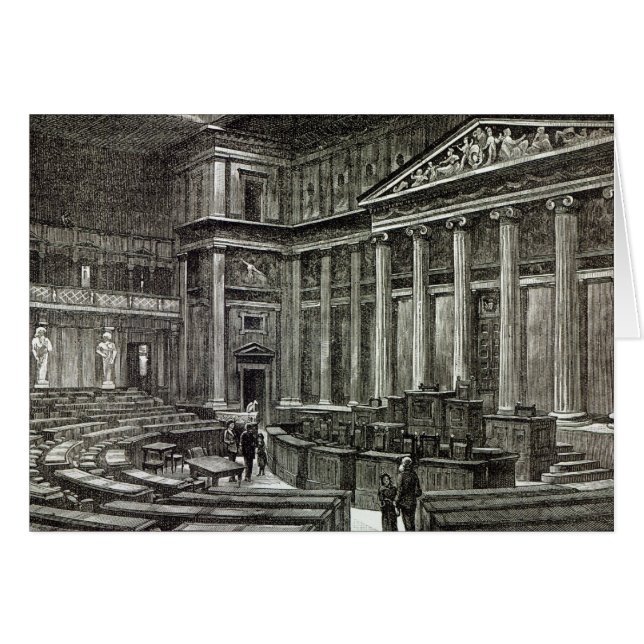 Intérieur des Chambres du Parlement, Vienne (Devant horizontal)