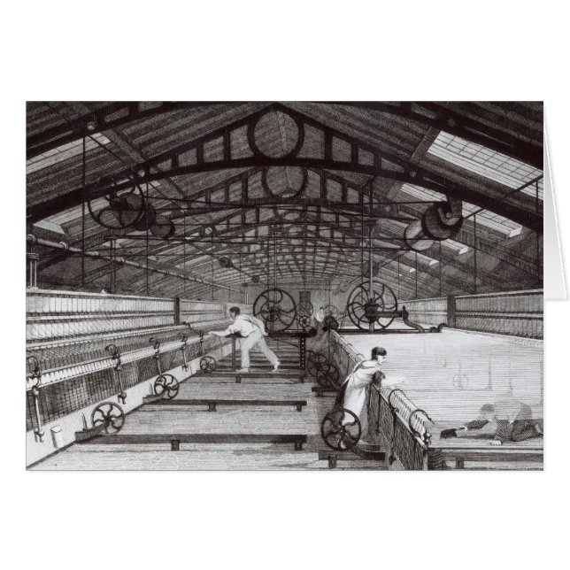 Intérieur d'une usine de coton (Devant horizontal)