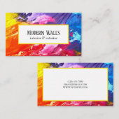 Intérieur & Extérieur Maison Carte de visite de pe (Devant / Derrière)