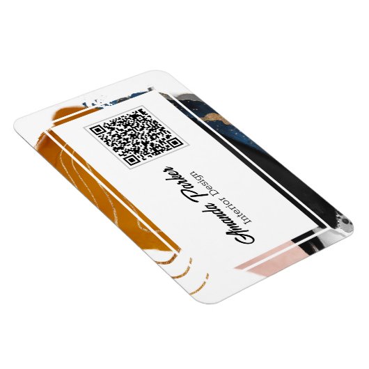 Interieur Ontwerp Eenvoudige Moderne Abstracte QR- Magneet (Rechterzijde)