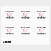Interieur Ontwerper Decoratie Design Professional Ronde Sticker (Vel)