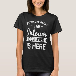 Interieur Ontwerper Kamer Decorator Home Specialis T-shirt