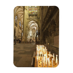 Interieur van de Sint-Pieterskathedraal in Regensb Magneet