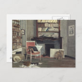 Interieur van de studie van Doctor X Briefkaart (Voorkant / Achterkant)