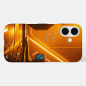 Interieur van het futuristische ruimtestation Case-Mate iPhone case (Achterkant (horizontaal))