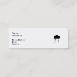 interieurdesigner skinny card mini visitekaartje