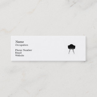 interieurdesigner skinny card mini visitekaartje