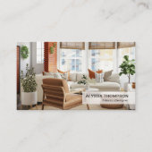 Interieurontwerp Custom Photo Modern Stijlvol Visitekaartje (Voorkant)
