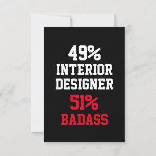 Interieurontwerper Badass Kaart