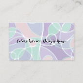 Interieurontwerper en creatief decoreren visitekaartje (Voorkant)