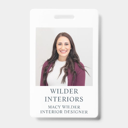 Interieurontwerper Foto Badge (Voorzijde)