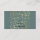 Interieurontwerper Visitekaartje (Achterkant)