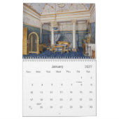 Intérieurs de calendrier du palais 2014 d'hiver (Jan 2027)