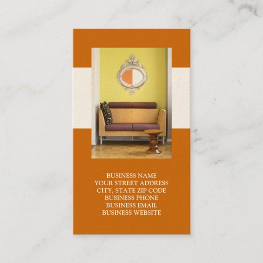 Intérieurs ou Cartes de visite intermédiaires (Devant)