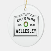Intering Wellesley Massachusetts Keramisch Ornament (Links)