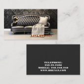 Interior Designer Black Sofa Moderne Leanorth Blac Visitekaartje (Voorkant / Achterkant)