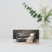 Interior Designer Black Sofa Moderne Leanorth Blac Visitekaartje (Staand voorkant)