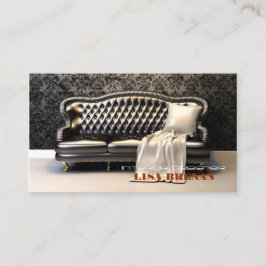 Interior Designer Black Sofa Moderne Leanorth Blac Visitekaartje