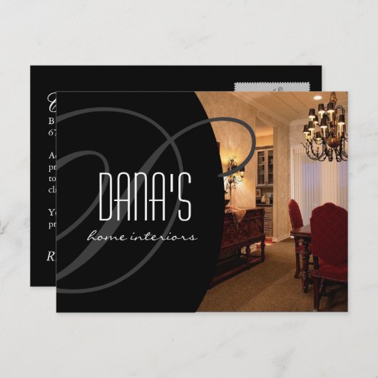 Interior Designer Briefkaart (Voorkant / Achterkant)