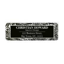 Interior Designer Elegant Black en White Pattern