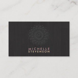 Interior Designer Elegant Embossed Motif look Visitekaartje