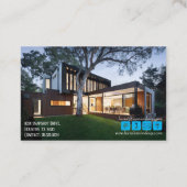 Interior Designer Modern House Visitekaartje (Achterkant)