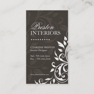 Interior Designer Visitekaartje