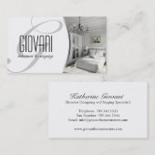 Interior Designer Visitekaartje (Voorkant / Achterkant)