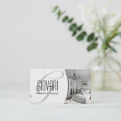 Interior Designer Visitekaartje (Staand voorkant)