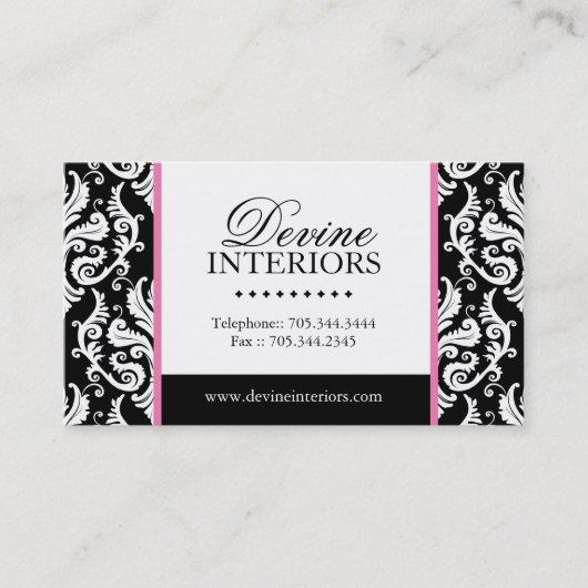 Interior Designer Visitekaartje (Voorkant)